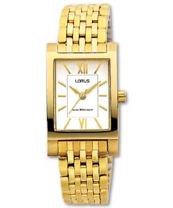 Lorus Ladies Gold Plated Bracelet Watch
