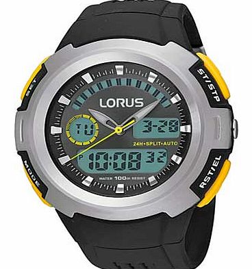Lorus Mens Dual Time Watch
