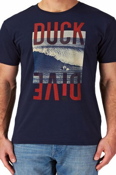 Mens Lost Duck Dive T-Shirt - Navy