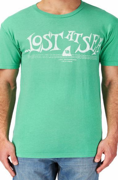Mens Lost Wavy Gravy T-Shirt - Marine Green