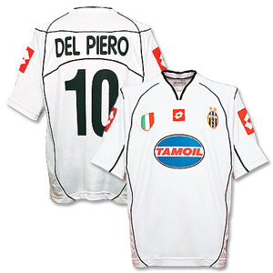 Lotto 02-03 Juventus A C/L S/S Inc No.10 Del Piero