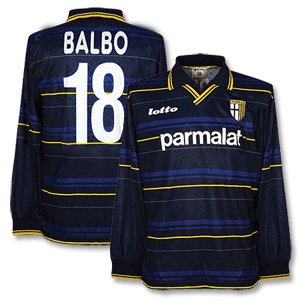 Lotto 98-99 Parma 3rd L/S Shirt   Balbo 18 - Grade 9