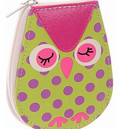 Cute Colourful Polka Dot Owl Manicure Set