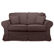 Loose Cover Sofa Bed Chocolate