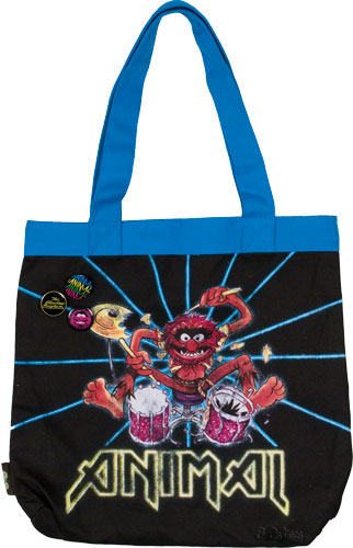Drumming Animal Muppets Tote Bag from Loungefly