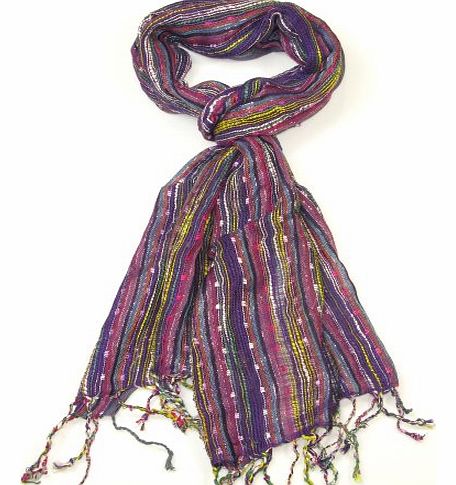 Womens Scarf Purple - Lovarzi Womens Scarfs - Beautiful Scarves for Ladies and Girls - Gift for her