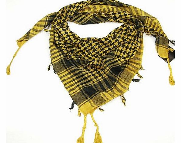 Yellow Lovarzi Desert Scarf - Versatile fashion scarves for men and women - Winter & Summer Scarfs