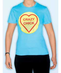 Crazy Chick T-shirt - Medium