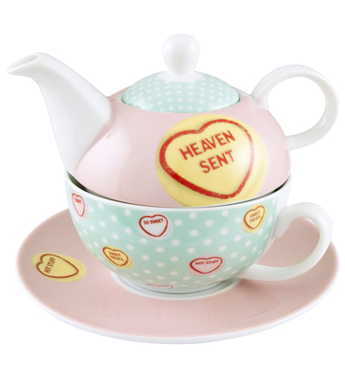 Hearts Tea for One Set