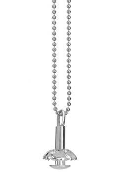 45cm Silver Flower Necklace 11301521-42K