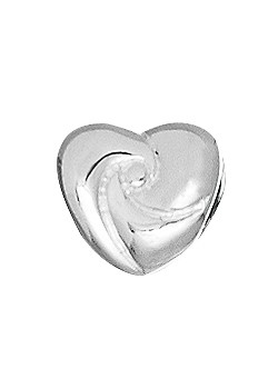 Silver Happy Heart Charm 1180982