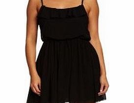 Lovestruck Heather Strappy Womens Dress Black Medium/Large