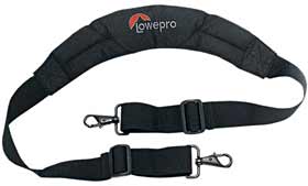 Lowepro Deluxe Shoulder Strap - Contoured and Padded - Black