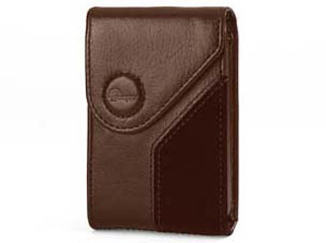 Napoli 5 Leather Compact Camera Case - Chocolate - #CLEARANCE