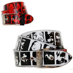 Faces Reversible belt - Red/White