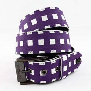 Lowlife Parker Belt - White/Purple