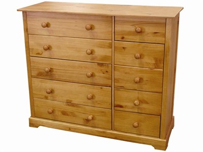 LPD Furniture Baltic 5 5 Drawer Chest Small Single (2