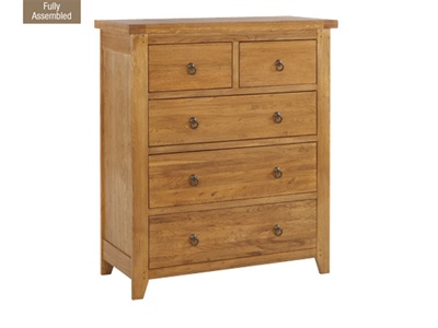LPD Furniture Hastings 3 2 Drawer Chest Small Single (2