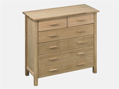 LPD Furniture Rosedale 4 2 Drawer Chest Small Single (2