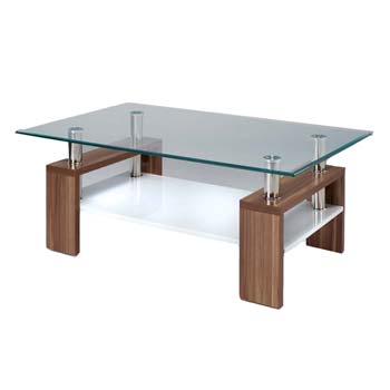 LPD Limited Ezro Rectangular Glass Coffee Table