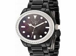LTD Watch Ladies Black Ceramic Bracelet Watch
