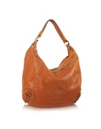 Daniela - Natural Brown Washed Leather Hobo Bag