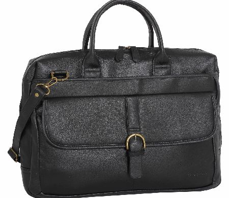 LUCA BOCELLI Leather Business Laptop Work Bag