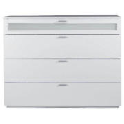 Lucas 4 Drawer Wide Chest, White