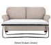 Large 2-Seater Occasional Sofa Bed