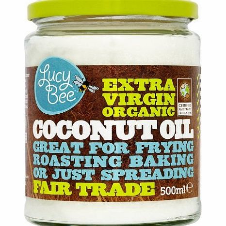 Lucy Bee Extra Virgin Raw Organic Coconut Oil 500ml