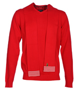 Beechy Red V-Neck Sweater