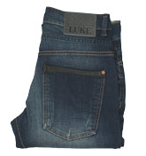 (Bugs) Cracked Slim Leg Jeans -