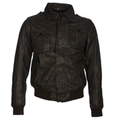 Hayles Choclate Brown Leather Jacket