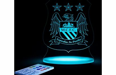 Manchester City USB LED Crest Light and Sound