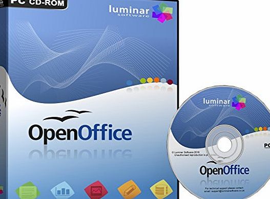 Luminar Software OpenOffice Professional 2016 - Alternative Microsoft Office Software. Documents / Spreadsheets / Presentations (PC amp; Mac)