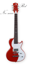 Luna Mini Electric Guitar Neo Series Finish - Red