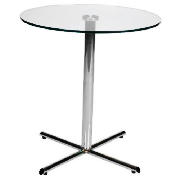 Luna side table, clear