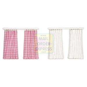 Dolls House Sm land Curtains For Extension