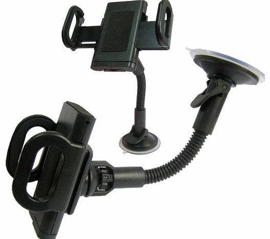 LUPO Universal Car Windscreen Suction Mount with Goosneck for Nokia, HTC, Sony, Samsung, LG, Motorola   More Mobile Phones   PDAs