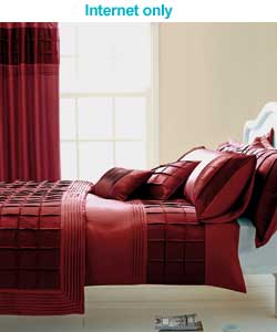 luxor Duvet Set Red - Super King Size