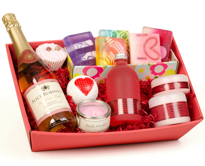 Luxury Pamper Pack with Personalised Wine