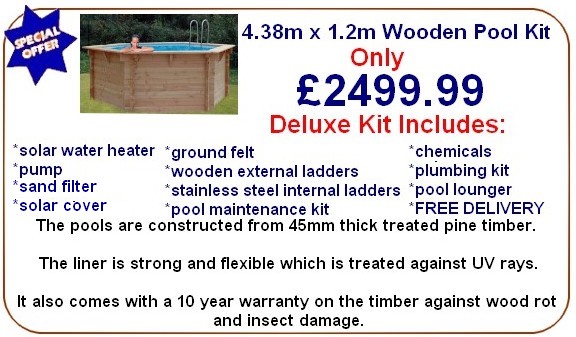Luxury Pools Wooden Pool 4.38m Dia.