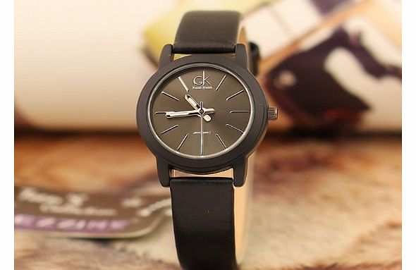 Ms. tidal wave of men watch classic fashion belt watches couple watches for men and women students Lady Black