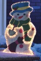 90cm outdoor snowman rope light