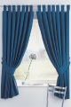 budget plain-dyed tab-top curtains
