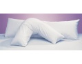 duck feather-filled support pillows and cases