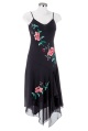 embroidered dress - petite