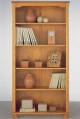 five-shelf bookcase