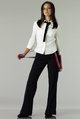 LXDirect girls blouse with skinny tie