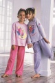 girls little miss chatterbox pack of two pyjamas